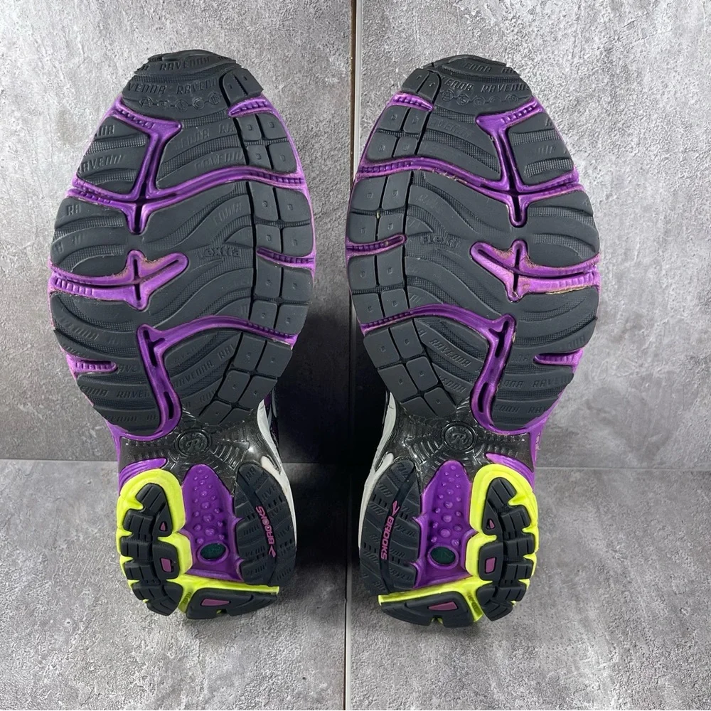Brooks Ravenna 4 Womens Running Shoe Black Purple - Picture 6 of 8